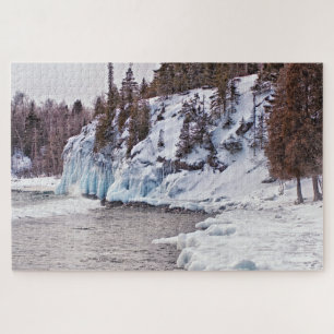 Puzzle Hiver sur les rives du lac Supérieur