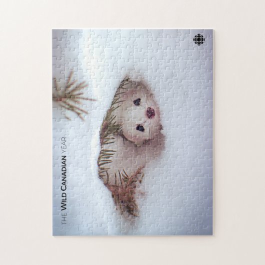 Puzzle Hiver - Weasel à queue courte (Vertical)