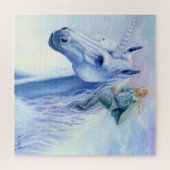 Puzzle Hivernal Unicorne Elf Rider (Horizontal)