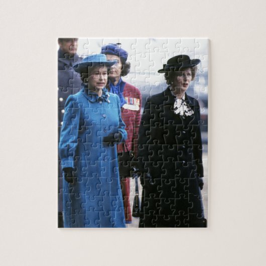 Puzzle HM Queen Elizabeth II-Margaret Thatcher (Vertical)