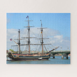 Puzzle HMS Bounty Galleon Ship Glossy Poster