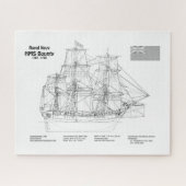 Puzzle HMS Bounty - Plan directeur des expéditions BD (Horizontal)