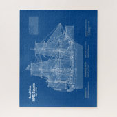 Puzzle HMS Bounty - Plan directeur des navires ABD (Vertical)