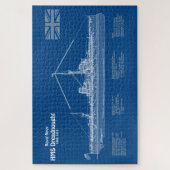 Puzzle HMS Dreadnoud - Plan d'expédition ABD (Vertical)