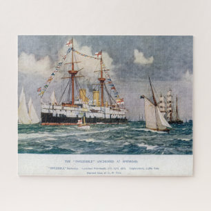 Puzzle HMS inflexible en fer cuirassé 1876