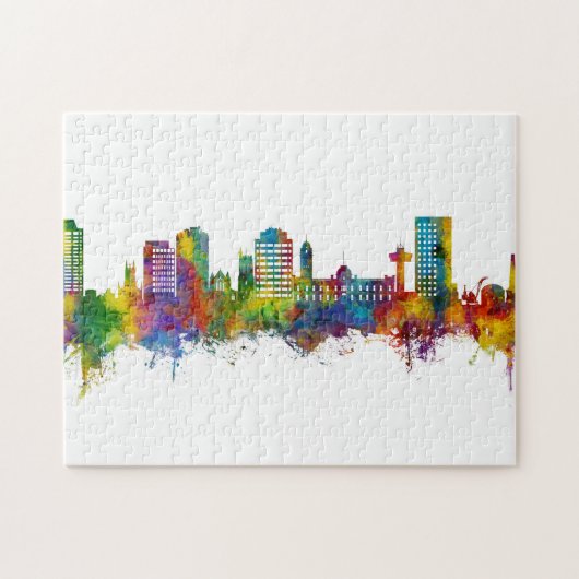 Puzzle Hobart Australie Skyline (Horizontal)