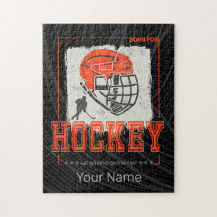 Puzzle Hockey Casque Joueur Vintage Entraîneur De Jeu Ou
