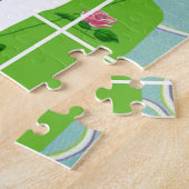 Puzzle Hockney portrait (Côté)