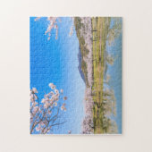 Puzzle Hojo Pond and cherry blossoms (Vertical)
