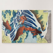 Puzzle Hokusai - Les chutes de lavage à cheval Yoshitsune (Horizontal)