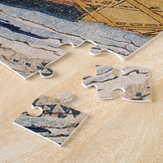 Puzzle Hokusai Ocean Waves Sea Boats (Côté)