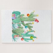 Puzzle Holiday Cactus Christmas Southwest Cacti Desert (Horizontal)