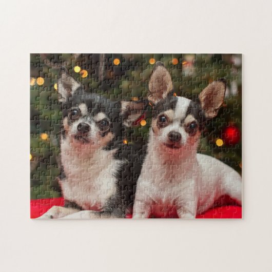 Puzzle Holiday Chihuahua's (Horizontal)