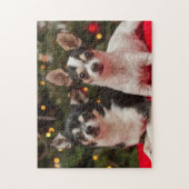 Puzzle Holiday Chihuahua's (Vertical)
