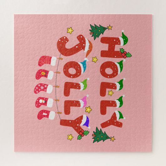 Puzzle Holly Jolly (Horizontal)