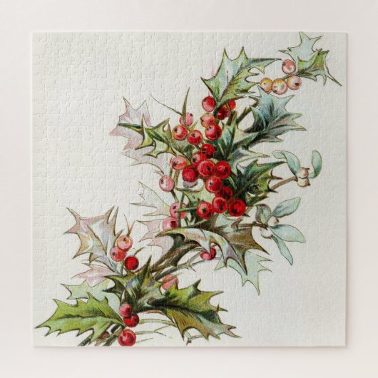 Puzzle HollyBerries 003 (Vertical)