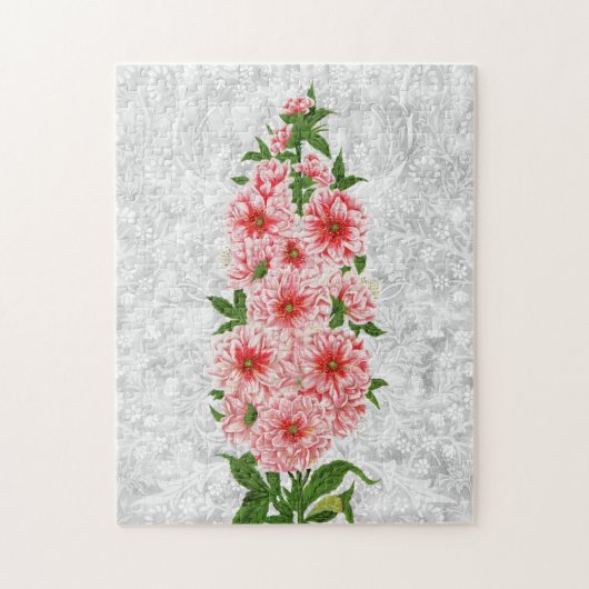 Puzzle Hollyhock de style vintage (Vertical)