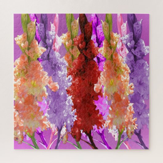 Puzzle Hollyhock Elegance, (Vertical)