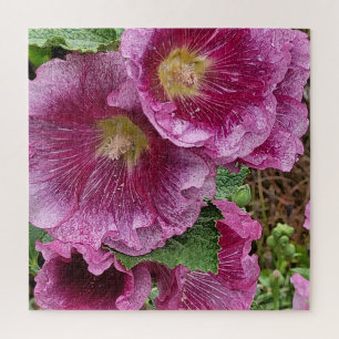 Puzzle Hollyhock rose beauté