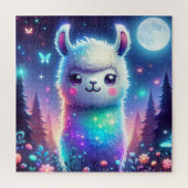 Puzzle Holographie de Llama de couleur mignonne | (Vertical)