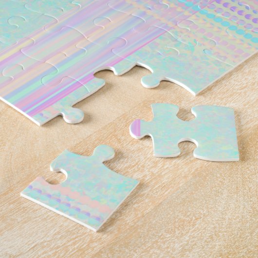 Puzzle Holographie de Pastel Rainbow (Côté)