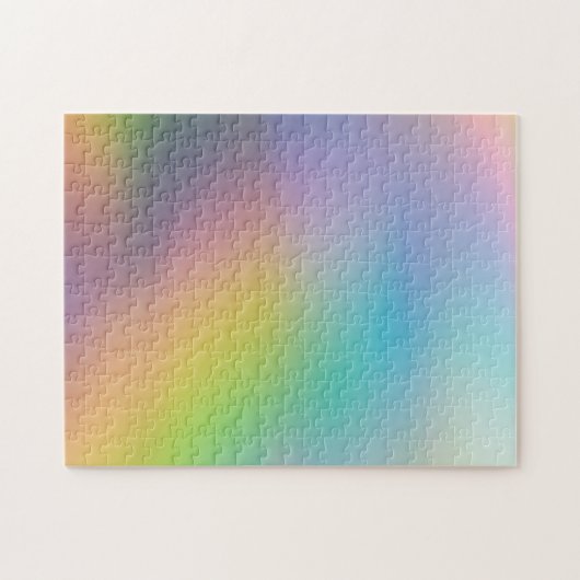 Puzzle Holographique dégradé arc-en-ciel difficile (Horizontal)