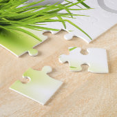 Puzzle Holstein cow en gris (Côté)