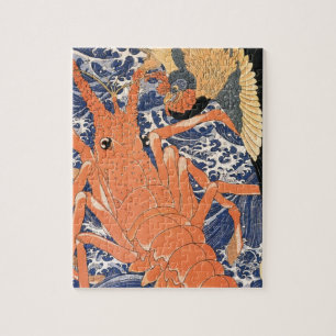 Puzzle Homard d'Utagawa Kuniyoshi