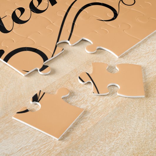 Puzzle Home is Where Love is Family Name & Lover Initials (Côté)