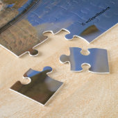 Puzzle Homme à ailes vertes Turquoise à l'étang (Côté)