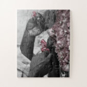 Puzzle Homme aux fleurs (Vertical)