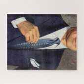 Puzzle homme mystère bien habillé (Horizontal)