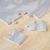 Puzzle Homme mystérieux et fleurs (Côté)