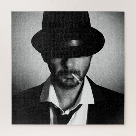 Puzzle Homme rétro fumeur (Vertical)