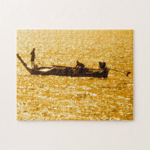 Puzzle Hommes Fisher en Thaïlande