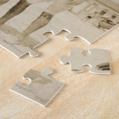 Puzzle Hommes se tenant sur la plage (Côté)