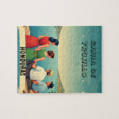 Puzzle Honduras BAHIA DE TRUJILLO Retro poster (Horizontal)