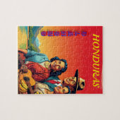 Puzzle  Honduras OLANCHO Retro poster (Horizontal)