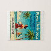 Puzzle Honduras PLAYAS CHOLUTECA Retro poster (Horizontal)