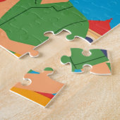 Puzzle Honduras Santa Barbara Retro poster (Côté)