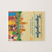 Puzzle  Honduras TEGUCIGALPA DC Retro poster (Horizontal)