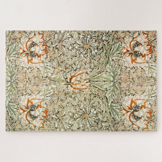 Puzzle Honeysuckle, William Morris (Horizontal)