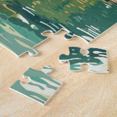 Puzzle Honfleur France Travel Art Vintage (Côté)