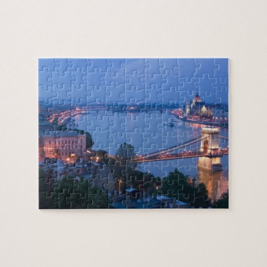 Puzzle HONGRIE, Budapest : Pont Szechenyi (Chaîne), 2 (Horizontal)
