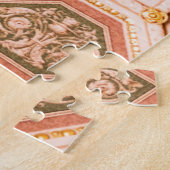 Puzzle Hongrois rose jaune - photo au plafond Abstrait (Côté)