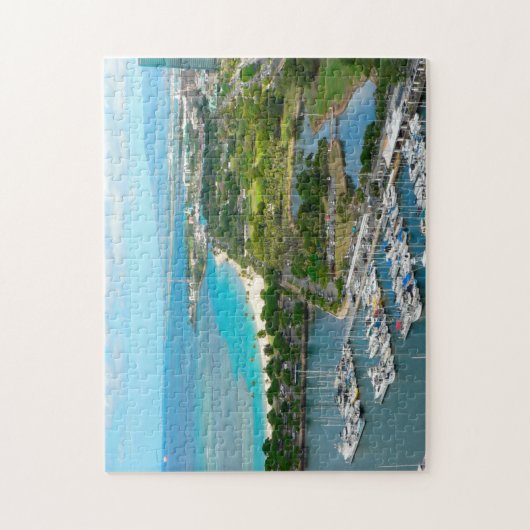 Puzzle Honolulu Hawaii. (Vertical)