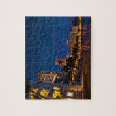 Puzzle Honolulu, Oahu, Hawaii. Exposition nocturne (Vertical)