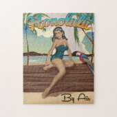 Puzzle Honolulu - Vacances vintages (Vertical)