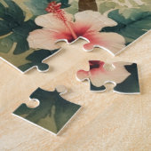 Puzzle Honolulu Voyage Hawaïen de style vintage (Côté)
