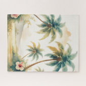 Puzzle Honolulu Voyage Hawaïen de style vintage (Horizontal)